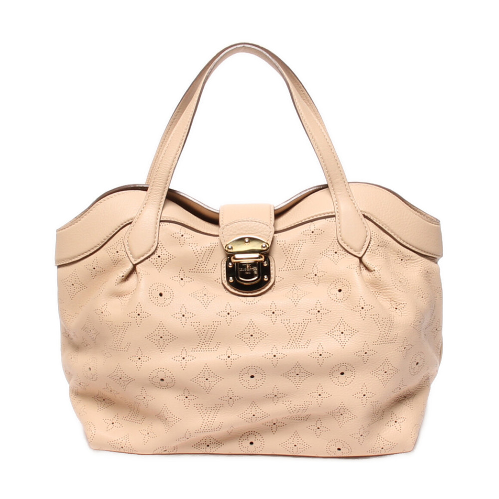 Louis Vuitton Mahina Leather Cirrus PM Beige Pink